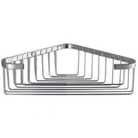 Полочка корзинка COLOMBO DESIGN ANGOLARI B9613 угловая одинарная цвет хром — фото 1, Полки