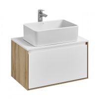 Столешница ЛИБЕРТИ 70, белый глянец 1A281203LY010 — фото 4, Столешницы под раковину