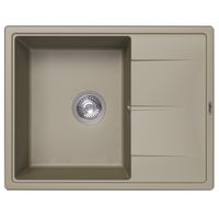 Кухонная мойка ABBER Quarz песочный арт-AQ2903S — фото 1, Кухонные мойки