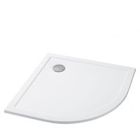 Поддон "Калифорния 90х90" полукруглый., литьев.мрамор, бел. 1A713636CA010 — фото 2, Душевые поддоны