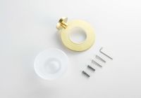 AQ4203BG ОБЕРОН мыльница, шлиф. золото — фото 2, Мыльницы