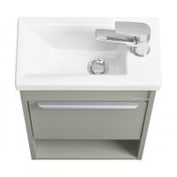 Тумба-умывальник ХОУП 40, 1 дв., подвесная, хаки (под раковину МИРАНДА 40) 1A287101HP9D0 — фото 3, Тумбы под раковину