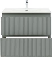 Тумба с раковиной Aquanet Джейн 80 цв.мисти грин (раковина Flat) 00332534 — фото 8, Тумбы с раковиной