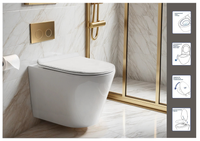 Товар: Унитаз FARO Aria Tornado подвесной безободковый CT10833 (520х355х345) Ceruttispa - фото 1 Унитаз FARO Aria Tornado подвесной безободковый CT10833 (520х355х345) Ceruttispa — фото 1, Подвесные унитазы