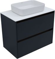 Тумба под раковину Allen Brau Activity 80 1.34012.AM антрацит матовый/олива браш — фото 8, Тумбы под раковину