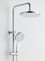 BOND Душевая стойка с термостатом и тропическим душем арт-B12-8200 — фото 14, Душевые стойки