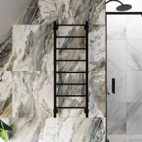 Полотенцесушитель электрический Grota Simple K 430х1200 черный Simple K 430х1200 RAL9005 EL — фото 3, Электрические полотенцесушители