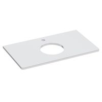 Товар: Столешница OLIVIA 80см под 1 раковину из стекла, цвет: Белый LM08OL80S - фото 2 Столешница OLIVIA 80см под 1 раковину из стекла, цвет: Белый LM08OL80S — фото 2, Столешницы под раковину