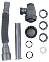 Сифон для раковины Aquanet d40/50 c накидной гайкой 5/4 арт-00332449 — фото 2, Сифоны для раковины