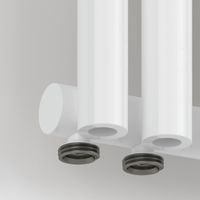 Отопительный радиатор Сунержа Эстет-0 EU50 левый 1200х135 3 секции Белый арт-12-0320-1203 — фото 1, Радиаторы отопления