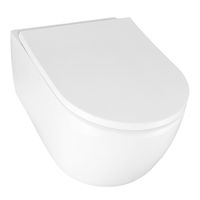 Унитаз подвесной Azario NEMI 530х360х360 безободковый, система слива "скрытое Торнадо", с быстросъемным сиденьем микролифт арт-AZ-1293WH — фото 2, Подвесные унитазы