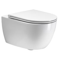 Унитаз SIMAS TREVI подвесной безободковый цвет белый TR18/F85 — фото 1, Подвесные унитазы