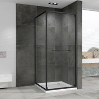 Душевой уголок ABBER Schwarzer Diamant AG0A090B — фото 1, Квадратные душевые уголки