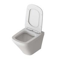 Унитаз подвесной Grossman (540х370х365) безободковый,белый с тонкой крышкой,микролифт,1 место арт-GR-4440S — фото 2, Подвесные унитазы