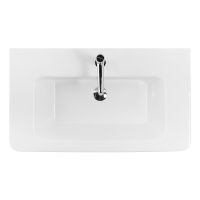 Тумба с раковиной Aquanet Эмбер 80 2 ящ. цв.черный матовый (раковина Urban) 00332501 — фото 5, Тумбы с раковиной