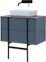 Тумба под раковину Allen Brau Reality 80 1.32005.BGM синий матовый — фото 8, Тумбы под раковину