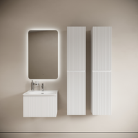 Тумба подвесная SANCOS Code 590х453х400, c одним ящиком оснащенным доводчиками, цвет белый , арт. CD60W — фото 4, Тумбы под раковину