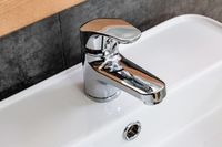 OneLife смеситель для раковины однорычажный полимерный, хром арт-P01-021cr — фото 3, Смесители для раковины