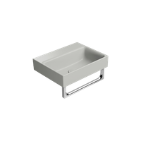 Товар: раковина подвесная/встраиваемая NUBES 40x32 без перелива серый матовый арт-9684117 - фото 3 раковина подвесная/встраиваемая NUBES 40x32 без перелива серый матовый арт-9684117 — фото 3, Раковины подвесные