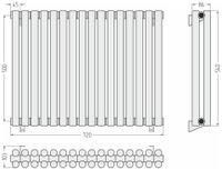 Товар: Отопительный радиатор Сунержа Эстет-11 500х720 16 секций Матовое золото арт-032-0302-5016 - фото 3 Отопительный радиатор Сунержа Эстет-11 500х720 16 секций Матовое золото арт-032-0302-5016 — фото 3, Радиаторы отопления