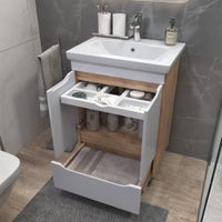 Тумба под раковину VIGO Grani 60 напольная дуб золотой арт-284 дуб золотой — фото 3, Тумбы под раковину