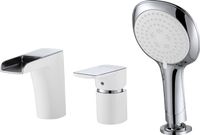 Смеситель на борт ванны D&K Berlin , белый арт-DA1434216 — фото 1, Смесители на борт ванны