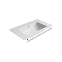 раковина подвесная/встраиваемая PURA 80x50 белый арт-8843111 — фото 3, Раковины подвесные