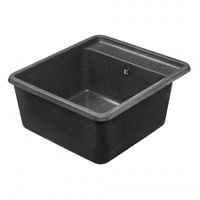 Мойка для кухни Беллис 57 570x510x250 мм, прямоуг., графит 1A724932BS210 — фото 3, Кухонные мойки