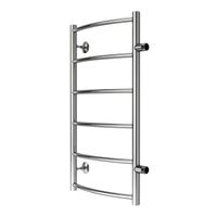 Полотенцесушитель водяной AZARIO VERONA 400/800 6 секций, боковое подключение, 1", хром арт-AZ04548 — фото 1, Водяные полотенцесушители