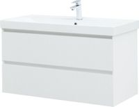 Товар: Тумба с раковиной Aquanet Альтера 100 цв. белый матовый 00340710 - фото 11 Тумба с раковиной Aquanet Альтера 100 цв. белый матовый 00340710 — фото 11, Тумбы с раковиной