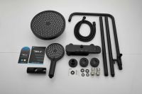 Товар: Душевая система с тропическим душем BELZ, черная матовая, арт-B25713-7 - фото 9 Душевая система с тропическим душем BELZ, черная матовая, арт-B25713-7 — фото 9, Душевые стойки