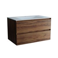 База под раковину Luka 800 подвесная, 2 выкатных ящика soft-close, С.Oak арт-VMC-2L800CO — фото 12, Тумбы под раковину