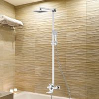 Стойка душевая со смесителем для ванны KRISTAL, KRI22-314 — фото 1, Душевые стойки