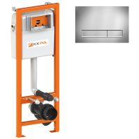 Товар: KK-POL SET/M400/381/K Economic Комплект инсталляции с клавишей M08, цвет хром - фото 1 KK-POL SET/M400/381/K Economic Комплект инсталляции с клавишей M08, цвет хром — фото 1, Инсталляции для унитазов