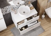 VICTORIA Тумба под раковину VICTORIA 80, 2 ящика, белый гл., ROCA арт-A857470806 — фото 14, Тумбы под раковину