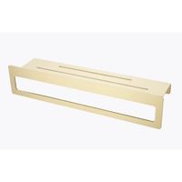 Полка с держателем полотенец Raglo , золотой сатин арт-R340.04.03 — фото 1, Полки для ванной и душа