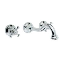 Товар: PRESTIGE См-ль д/раковины скрытого монтажа настенный, донный клапан "click-clack", хром 31620 - фото 3 PRESTIGE См-ль д/раковины скрытого монтажа настенный, донный клапан "click-clack", хром 31620 — фото 3, Смесители для раковины