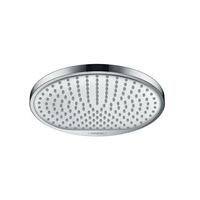 Верхний душ, Hansgrohe, Crometta Vario, тип установки-настенный, потолочный, ширина, мм-240, глубина, мм-240, высота, мм-60, форма-круглая, количество режимов-1, тип струи-Rain, держатель-необходимо заказать, цвет-хром 26723000 — фото 1, Верхние души