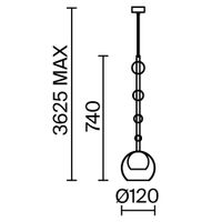 Подвесной светильник Maytoni MOD227PL-01B1 — фото 3, Подвесные светильники