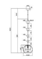 Подвесной светильник Maytoni MOD227PL-01B1 — фото 4, Подвесные светильники