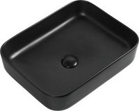 Раковина накладная Aquanet 40 черный арт-SOUL-1-MB — фото 8, Раковины накладные