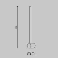 Настенный светильник (бра) Maytoni MOD237WL-L6B3K — фото 7, Бра
