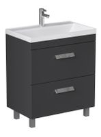 Тумба под раковину VELVEX Orlando 700-0-2 (Classica) графит tn.ORL.CLA.70.2Y графит — фото 1, Тумбы под раковину