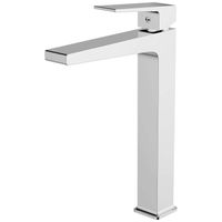 Смеситель для раковины-чаши Azario EDDIE высокий,керамический картридж, без донного клапана, хром арт-AZ-VBH168U07C — фото 2, Смесители для раковины