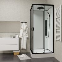 Ограждение VIVA90B N душевое Ceruttispa без поддона (90x90x195) — фото 311, Прямоугольные душевые уголки