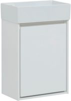 Тумба под раковину Aquanet Милан 45 белый глянец арт-00339962 — фото 1, Тумбы под раковину