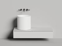 Раковина накладная ARMONIA ROUND 03 покраска по RAL полностью 130423MF — фото 1, Раковины