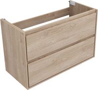 Тумба под раковину Aquanet Милан 100 дуб светлый 00336385 — фото 8, Тумбы под раковину