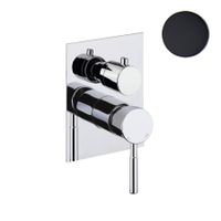 Смеситель для душа встраиваемый Webert Rimini , черный арт-RI880601560 — фото 1, Встраиваемые смесители для душа