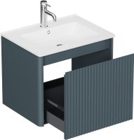 Тумба под раковину Allen Brau Gravity 60 1.370016.BGM синий матовый — фото 2, Тумбы под раковину